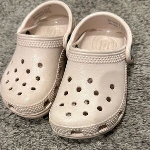 Like New Toddler Light Pink Crocs